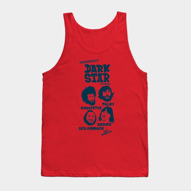 Dark Star Retro Tribute T-Shirt: Journey to the Depths of Cult Cinema Tank Top by Boogosh